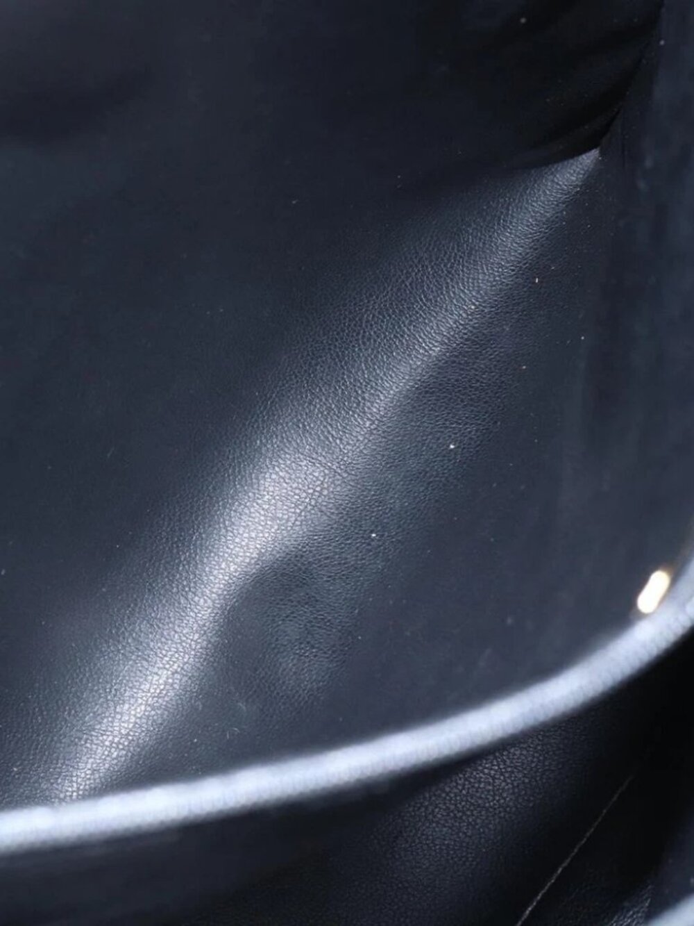 Christian Dior Hand Bag Leather Black Gold - Picture 14 of 16